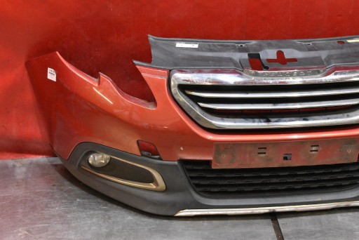 bumper grille front front POMARANCZOWY 9802521077 PEUGEOT 2008 1 and 13-19