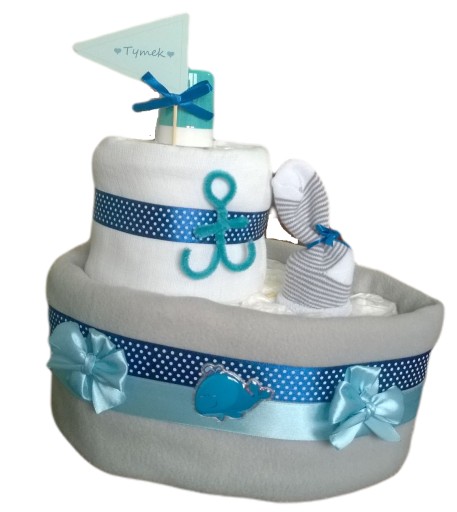 ПОДАРУНОК НА ХРЕСТИННЯ ТОРТ-КОРАБЛИЧ ВІД ПАМЕРС