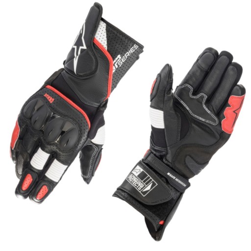 Рукавички SP-2, ALPINESTARS (чорні/білі/червоні, розмір S)