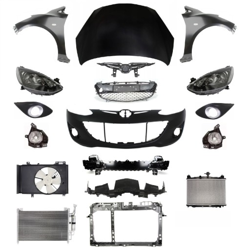 DF71 51 - MAZDA 2 10-14 ЛАМПА РЕМЕНЯ БАМПЕРА ПЕРЕДНЬОГО КАПОТ