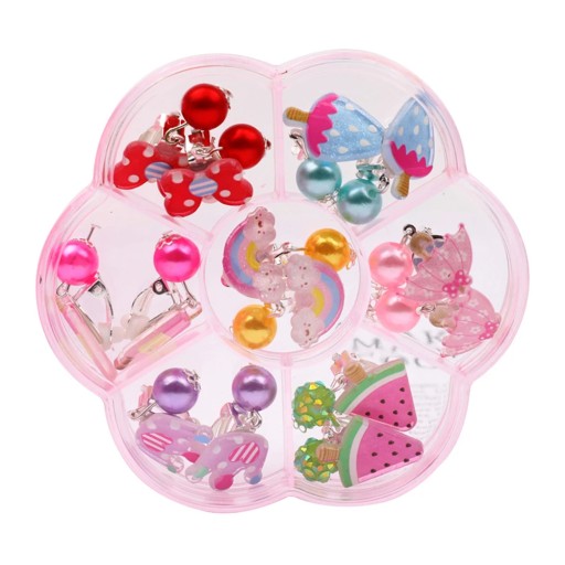 Сережки дитячі мультики 7 пар