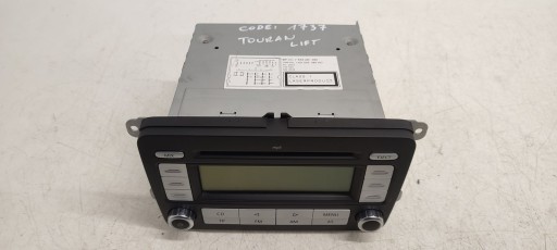 Radio kod VW Touran e LIFT 1,4 TSI