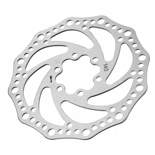 Велосипедний гальмівний диск 140 мм пустотіла сталь