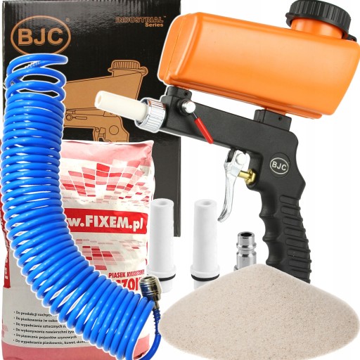 ПЕСКОСТРОЙНЫЙ ПИСТОЛЕТ ПЕСКОСТРУЙНАЯ МАШИНА С ДИАТИРОВАНИЕМ ПНЕВМАТИЧЕСКИЙ ШЛАНГ