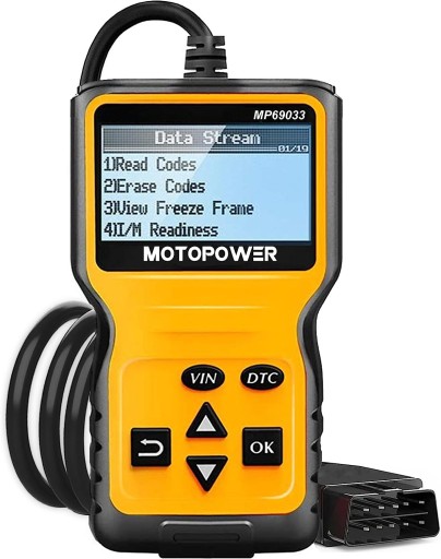 ДІАГНОСТИЧНИЙ ТЕСТЕР OBD2 СКАНЕР MOTOPOWER MP69033