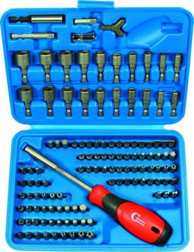 Викрутка з бітами Kpl-122елементів