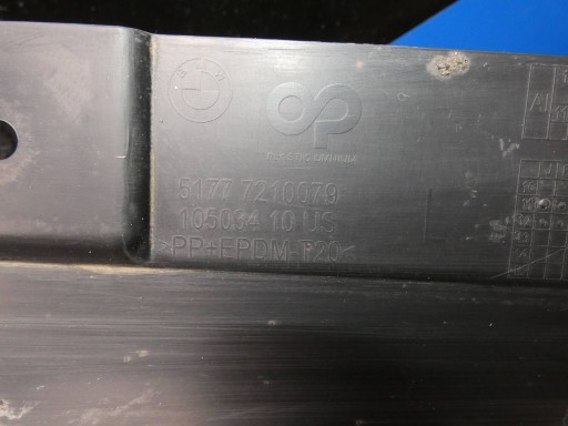 BMW X3 F25 moulding cap of the threshold threshold left