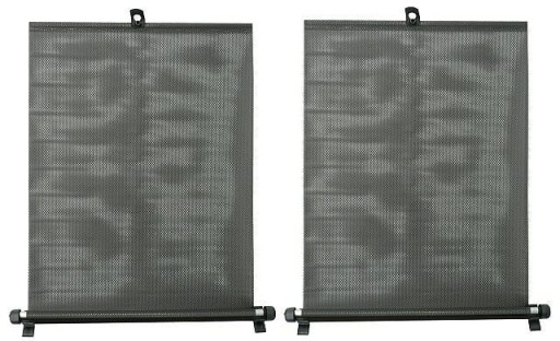 Чорна автомобільна рулонна штора Carcommerce