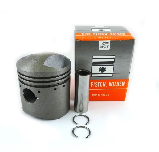 T11012/6 - Поршень JUNAK M10 AK20 + штифт + СЕГЕРЫ 76,50 мм