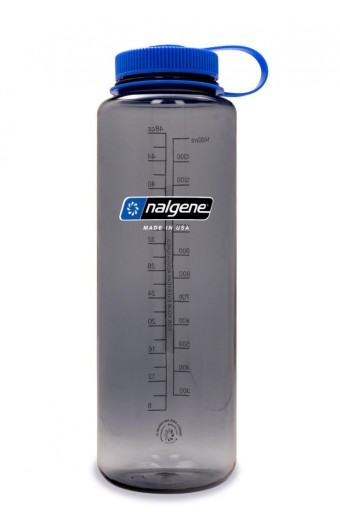 Дорожня пляшка Nalgene Wide Mouth Sustain Silo 1500 мл сіра