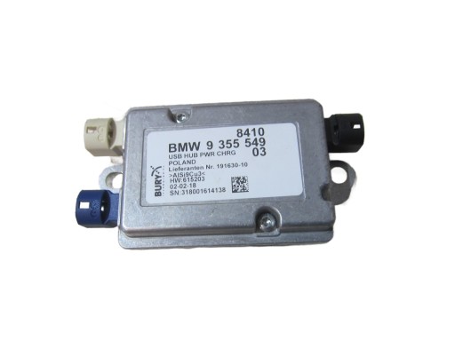 BMW X3 G01 F20 F46 G30 G02 module USB control unit HUB USB 84109355549 9355549