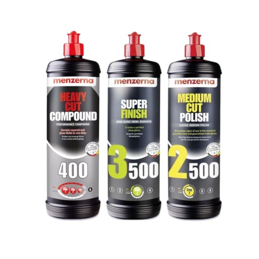 MENZERNA великий набір для полірування 400 + 2500 + 3