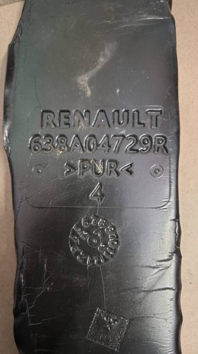 soundproofing partition wall front side right Renault Austral 638A04729R