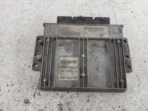 RENAULT LAGUNA II ESPACE IV 2.0 T control unit of the engine 8200279458