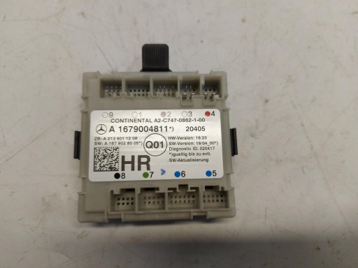 Mercedes EQC 400 W293 module control unit door left rear part A1679004811