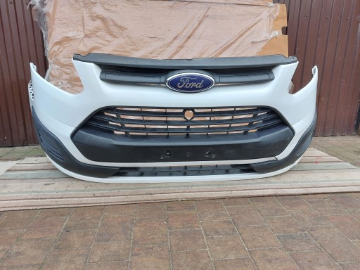 bumper front FORD TRANSIT CUSTOM 14r BIALY