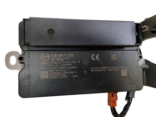 modul Bedienteil DCM TCU TELEMATYKI MAZDA MX-30 DN4J-67CK3-G