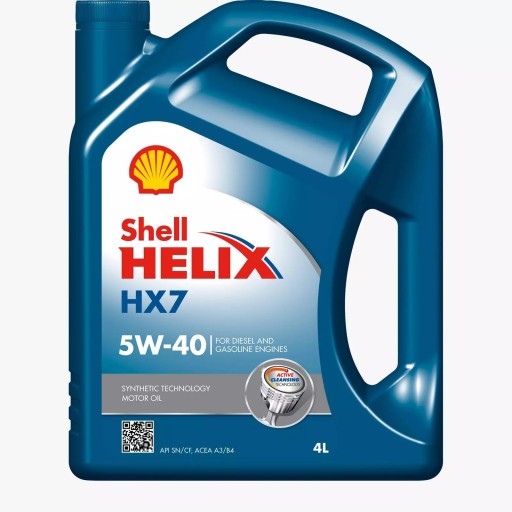 SHELL OIL 5W-40 HELIX HX7 4л SHELL - 550070319
