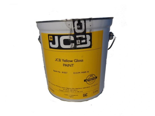 Желтая краска JCB ORG 4220/0402 2.5 L погрузчик