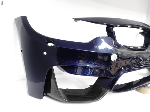 BMW M4 F82 F83 M3 F80 Stoßstange + SPOILER CARBON vorne (4xPDC/Spritzdüsen/KAMERY)