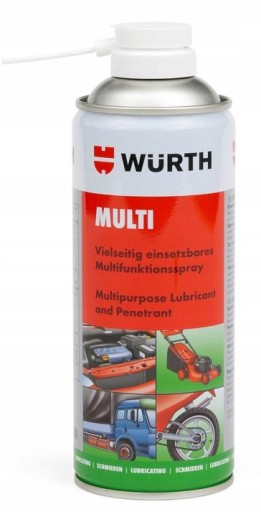 Płynny smar wielofunkcyjny MULTI 400ML WURTH 5w1