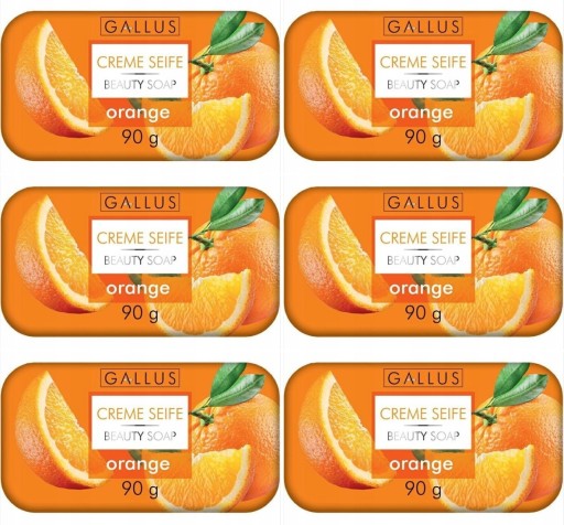Gallus Mydlo v kocke Orange 6x90g NEMECKO