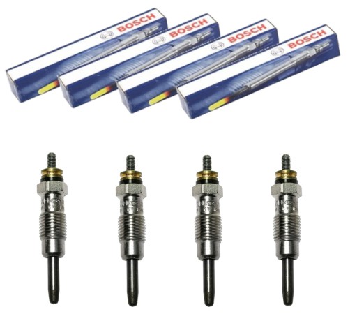 0 250 - Комплект свечей накаливания bosch 0250202001 - 4 шт.
