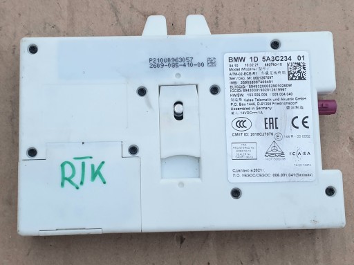 Модуль контроллера телематика bmw x3 x4 g02 5a3c234 550760