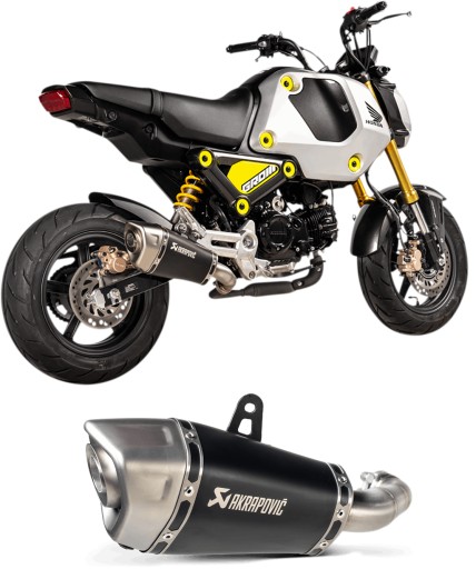 S-H125SO4-ASZTBL - Глушник вихлопної труби Akrapovic HONDA MSX 125 2021-2022