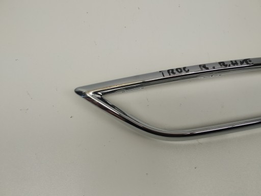 Vw T Roc R Line chrom frame grid right w bumper rear part cap 2GA807834B