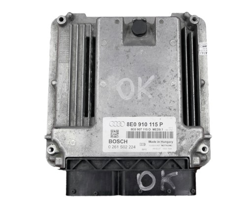 8E0 910 - Контроллер audi a3 a4 8e0910115p 0261s02224