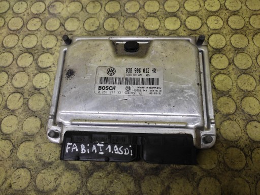 SKODA FABIA unité de commande électronique uce moteur 0281011321