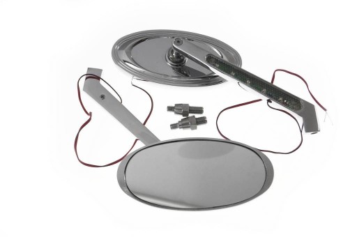 MT207 - ОВАЛЬНІ ДЗЕРКАЛА З ПОВОРОТНИКАМИ DRAG CHOPPER