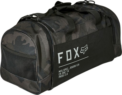 ВМЕСТИТЕЛЬНАЯ СУМКА FOX 180 DUFFLE BLACK CAMO 60X30X25