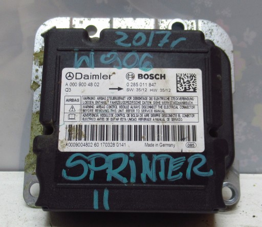 SPRINTER 906 2.2 CDI Module SENSOR Airbag