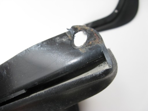 mudguard flaps rear part SKODA OCTAVIA II