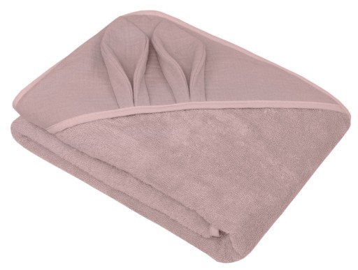 Покривало з капюшоном Інфантіло 100 х 100 см рожеве