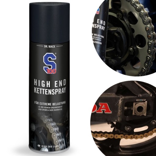 S100 Высококачественная смазка для цепей, спрей 300 мл