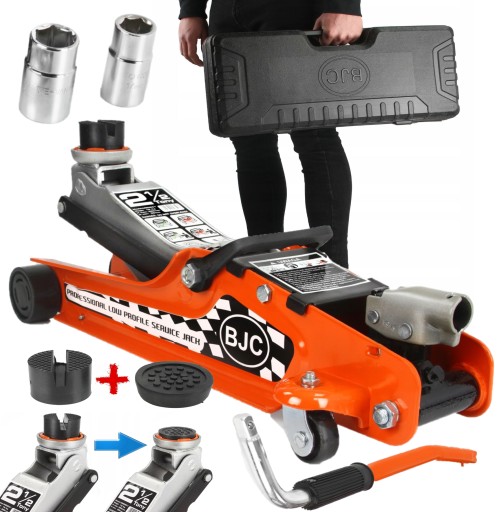 НИЗКОПРОФИЛЬНЫЙ ДОМКРАТ АВТОМОБИЛЯ ДОМКРАТ НИЗКАЯ ЛЯГУШКА 2.5 T BJC ЧЕМОДАН