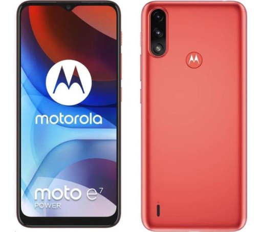 Smartfon Motorola Moto E7 Power 4/64GB 6,5'' IPS 13/5 Mpix 5000mAh czerwony