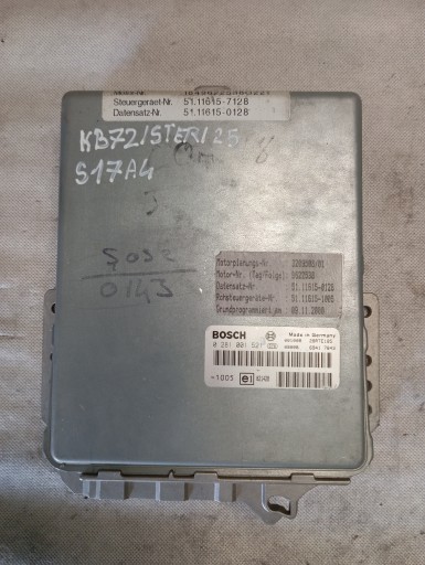 Контроллер двигуна man bosch 0281001521