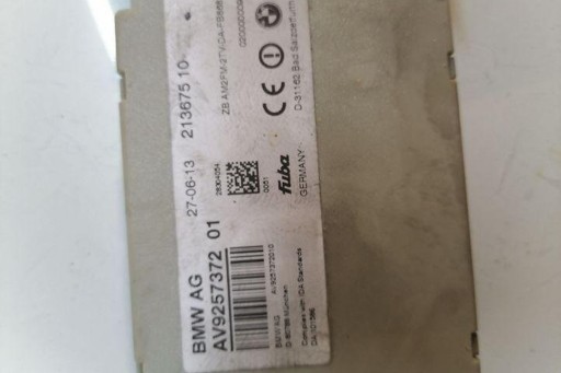 Другие модули bmw 6 gran coupe (f06) 213675 2.99л дизель 230квт 2013