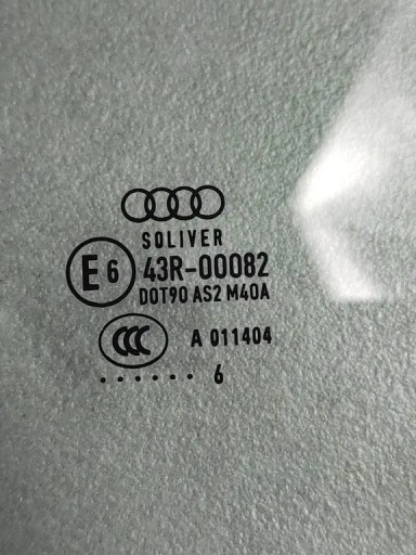 Audi A5 8T window left rear part 2016