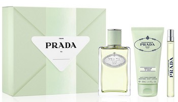 Prada Infusion d'Iris woda perfumowana EDP 100ml + EDP 10ml + Balsam 50ml