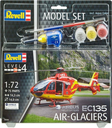 Модель вертольота EC 135 Air-Glaciers Revell 64986