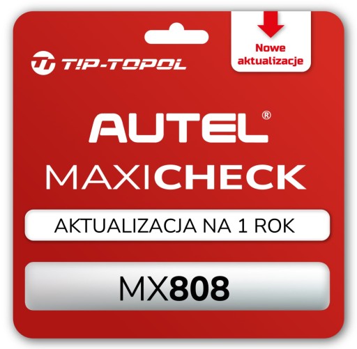 ОБНОВЛЕНИЕ AUTEL MaxiCHECK MX808 PL, 1 ГОД