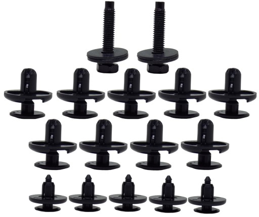 RX90218 - TOYOTA AURIS COROLLA НАБОР ЗАЖИМОВ КРЫШКИ ВИНТ