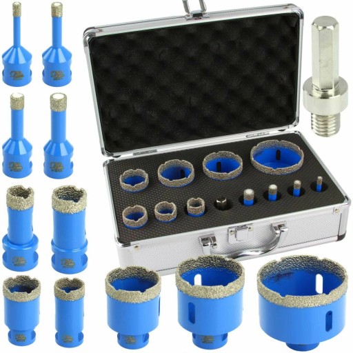 НАБОР АЛМАЗНЫХ КОРОНОЧНЫХ ПИЛ ДЛЯ POBERCE 6-68 ЭЛЕМЕНТОВ