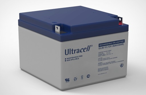 Agm акумулятор ultracell ul 12v 26ah