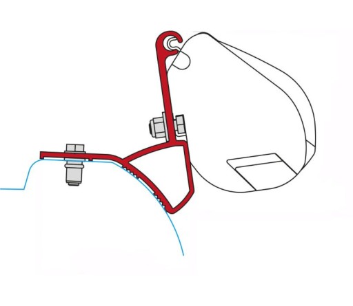 FI98655Z020 - Адаптер для тенту f35 Pro Trafic Vivaro до 2015